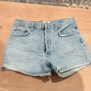 Agolde Sky Blue High Waisted Denim Shorts- SIZE 29!